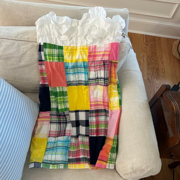 Lilly Pulitzer Dresses & Skirts - Lilly Pulitzer Cameron Madras Patchwork Strapless Dress